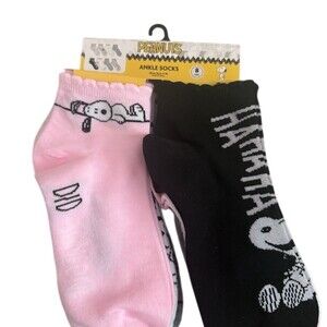 Peanuts Snoopy Ankle Socks Womens One Size Multicolor 8-Pair Pack NWT